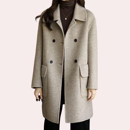 Abrigo Mujer Corto y Elegante
