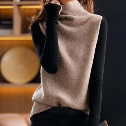 Jerséi Mujer Cuello Alto Elegante