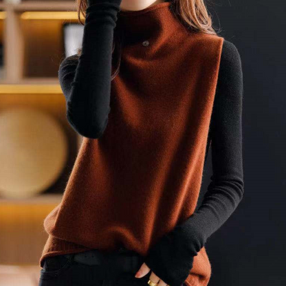 Jerséi Mujer Cuello Alto Elegante