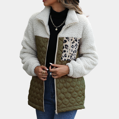 Chaquetón Felpa Mujer Cálido y Estiloso