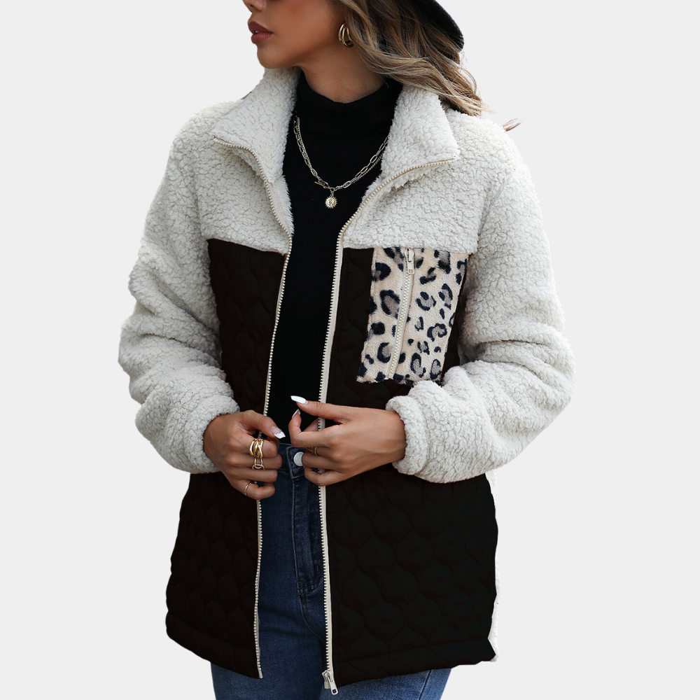 Chaquetón Felpa Mujer Cálido y Estiloso - Vestiria