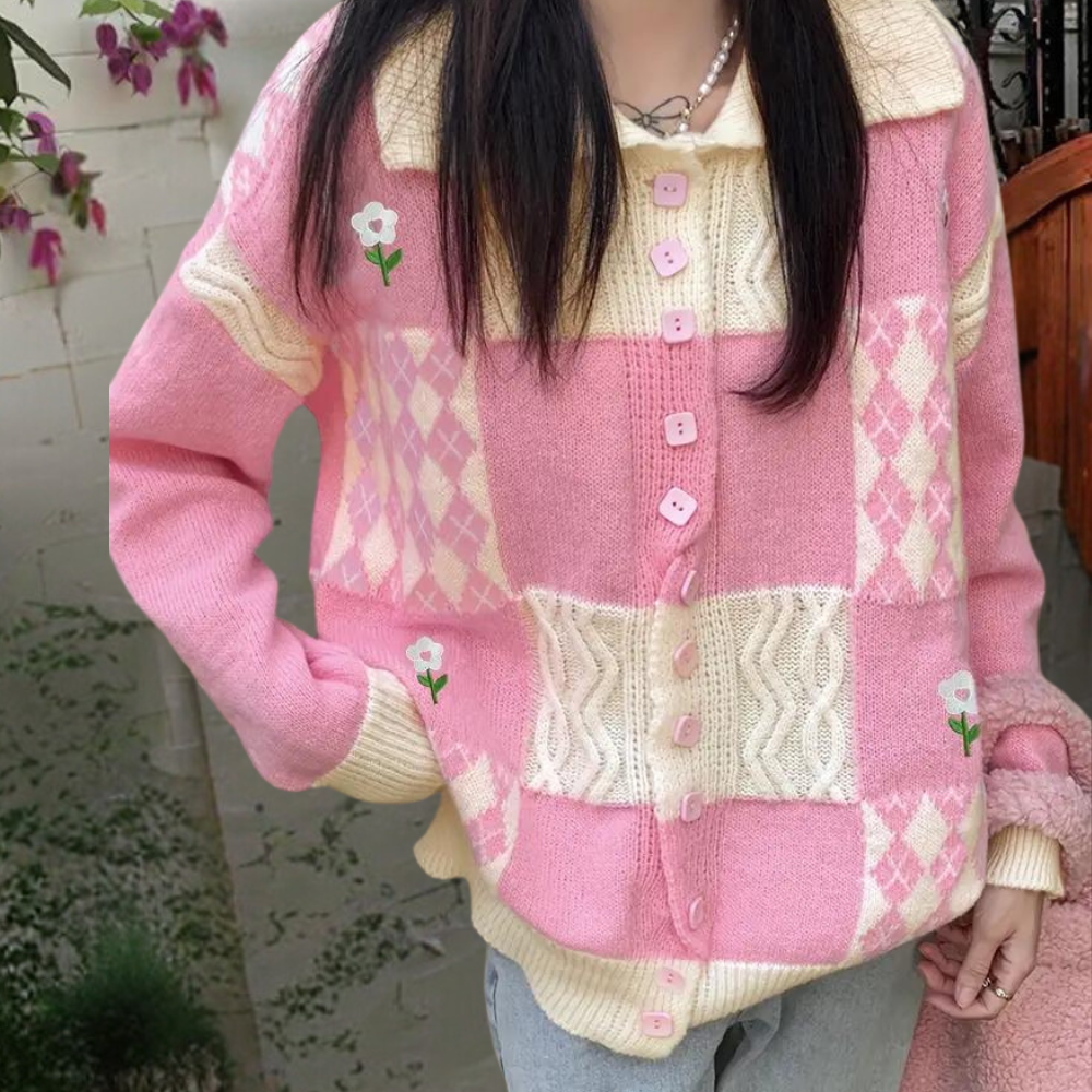 Jersey Punto Estampado Mujer - Vestiria