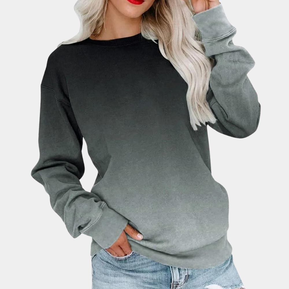 Sudadera Mujer Manga Larga Cómo Degradada