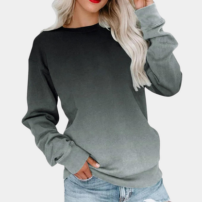 Sudadera Mujer Manga Larga Cómo Degradada