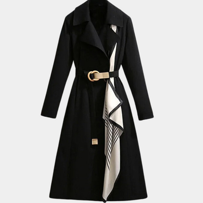 Abrigo Mujer Invierno Clásico Largo Elegante