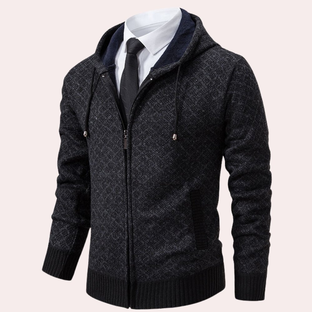 Sudadera Hombre Punto Capucha Cálida