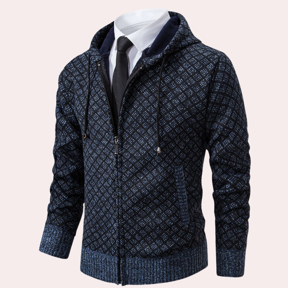 Sudadera Hombre Punto Capucha Cálida