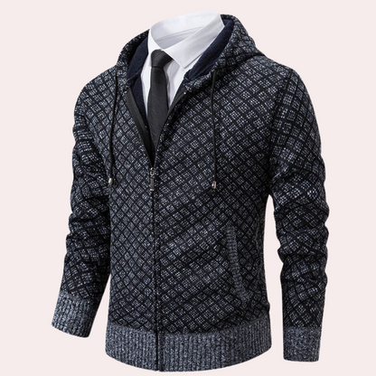 Sudadera Hombre Punto Capucha Cálida