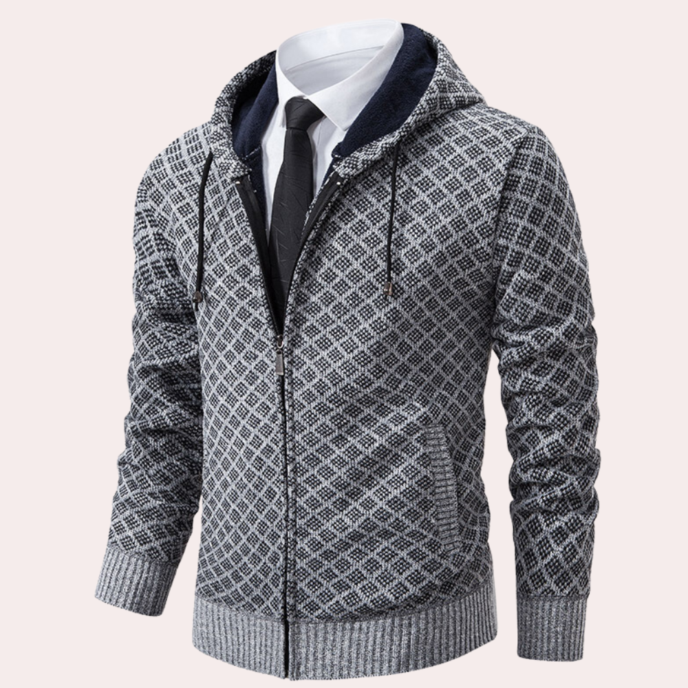 Sudadera Hombre Punto Capucha Cálida