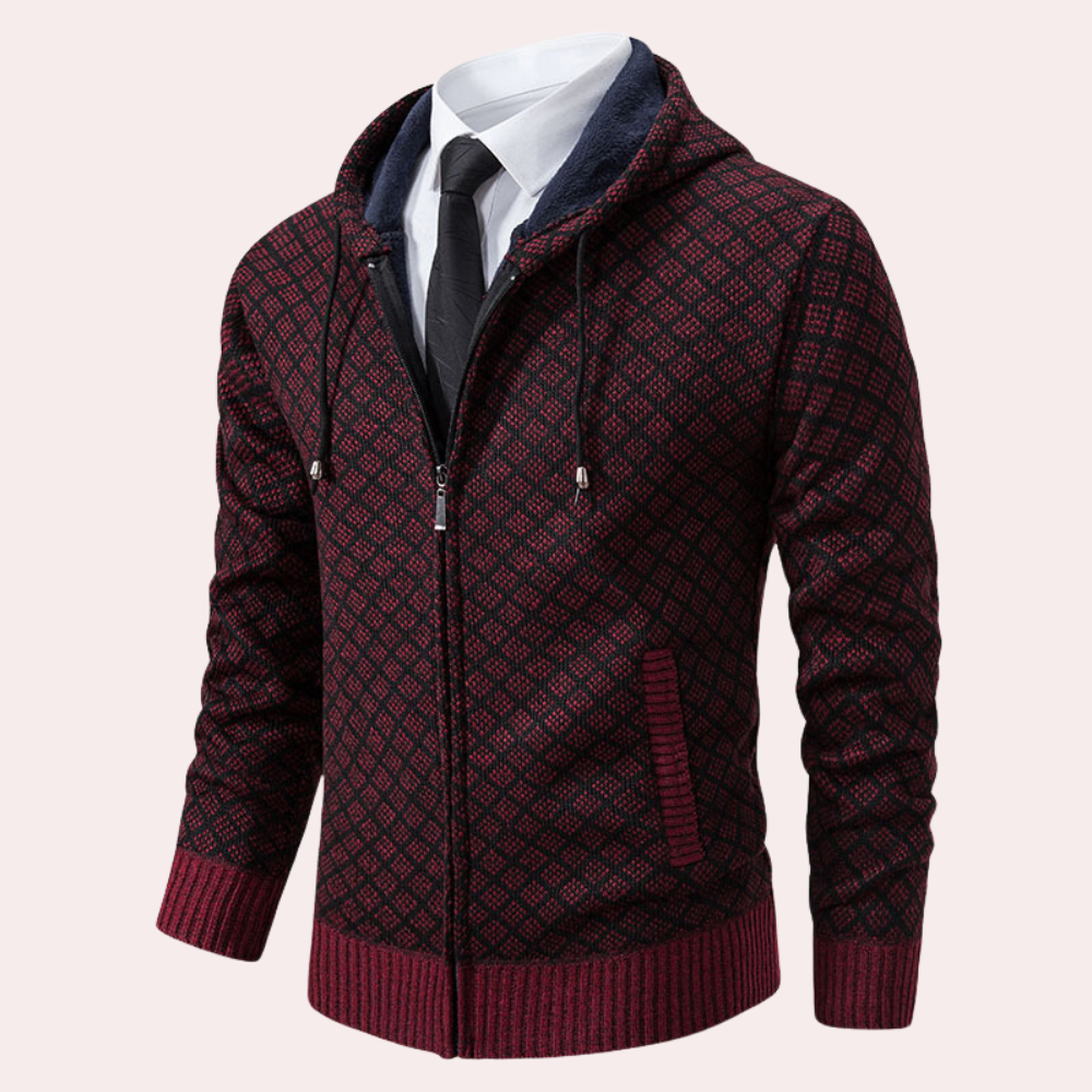 Sudadera Hombre Punto Capucha Cálida