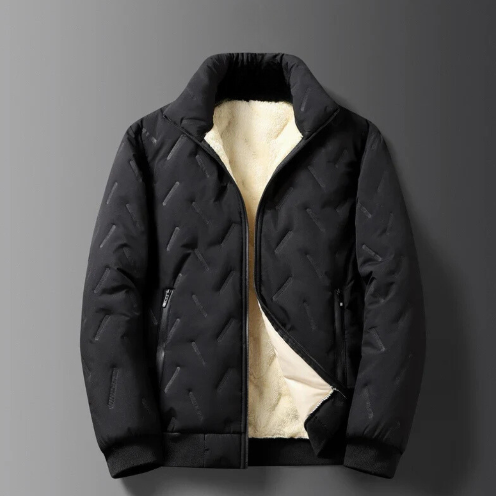 Chaqueta Invierno Abultada Hombre Forro Polar