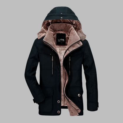 Chaquetón Hombre Invierno Forro Polar Abribujas - Vestiria