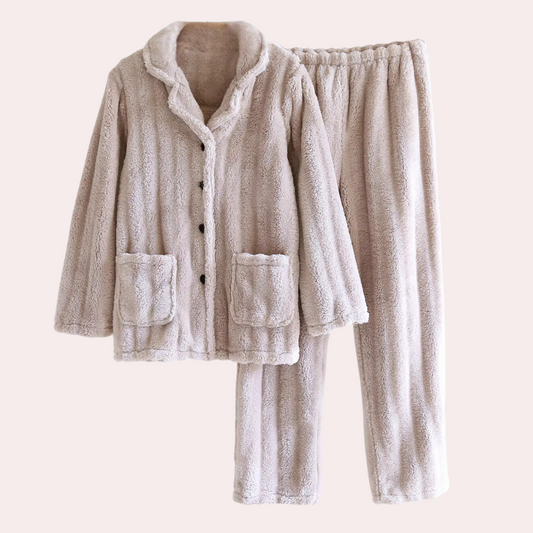 Pijama Felpa Mujer Suave Cálido - Vestiria