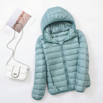 Chaquetón Invierno Mujer Acolchado Con Capucha - Vestiria