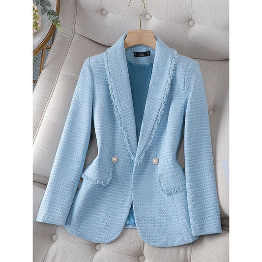 Chaquetilla Mujer Chic con Flecos y Tela Original - Vestiria
