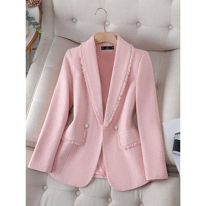 Chaquetilla Mujer Chic con Flecos y Tela Original
