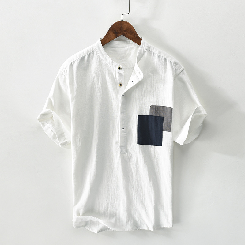 Camisa Lino Fresca Estilo Clásico - Vestiria