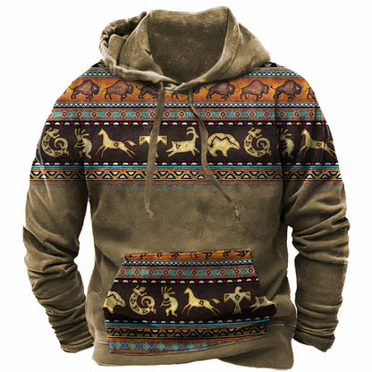 Sudadera Capucha Estilo Retro