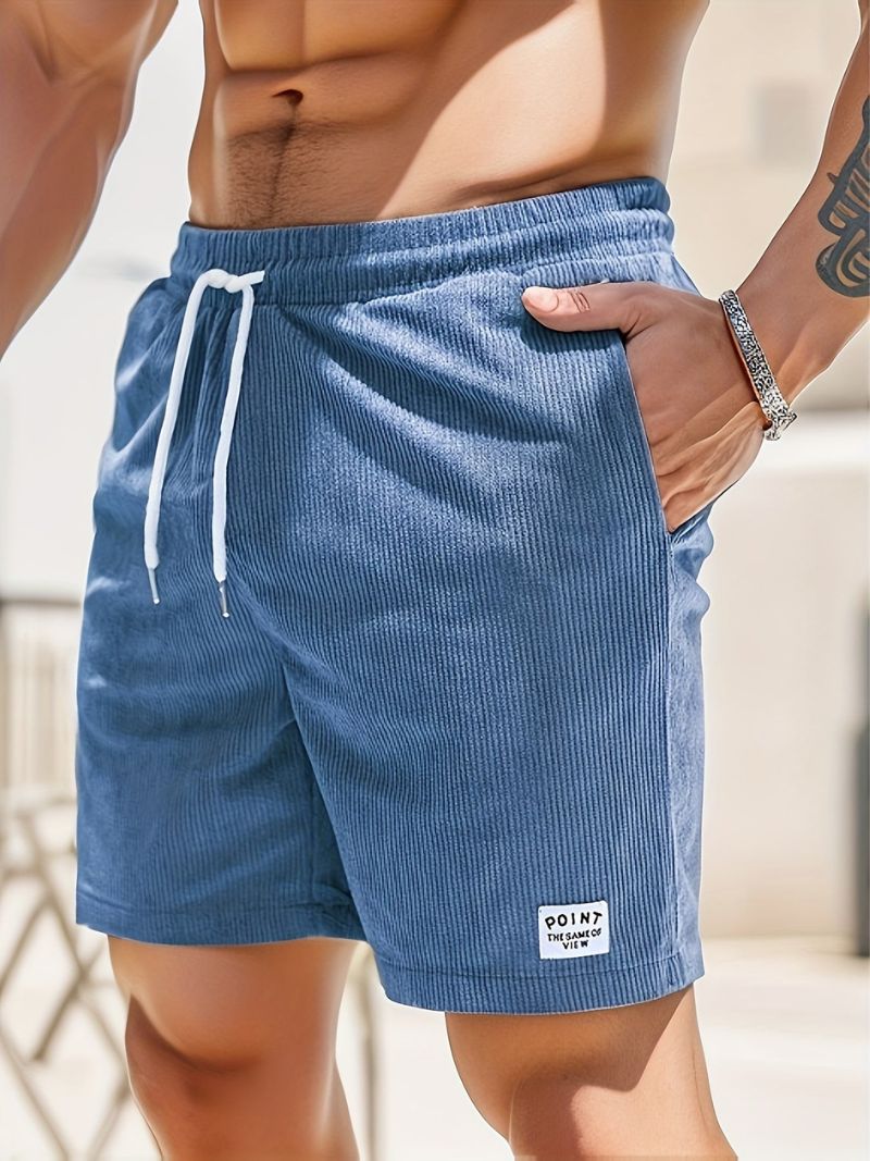 Pantalones Cortos Hombre Pana Cómodos