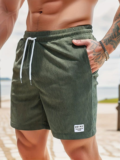 Pantalones Cortos Hombre Pana Cómodos - Vestiria