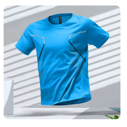 Camiseta deportiva hombre estampado urbano moda