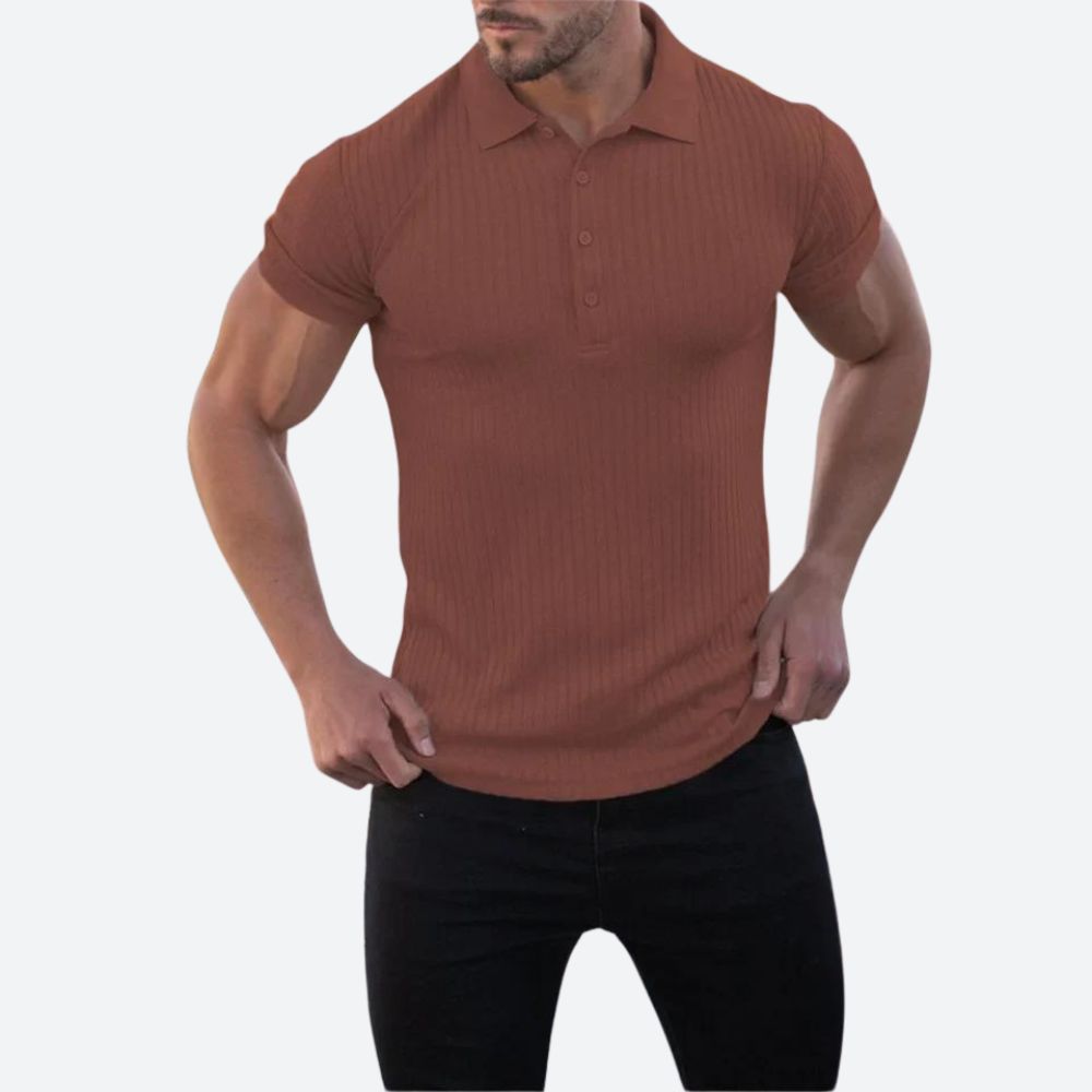 Polo ajustado hombre elegante Varelio