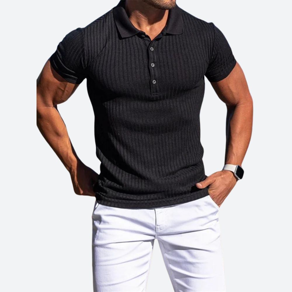 Polo ajustado hombre elegante Varelio