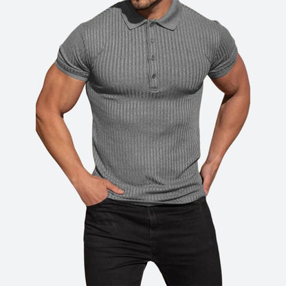 Polo ajustado hombre elegante Varelio