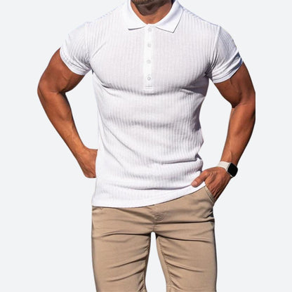 Polo ajustado hombre elegante Varelio