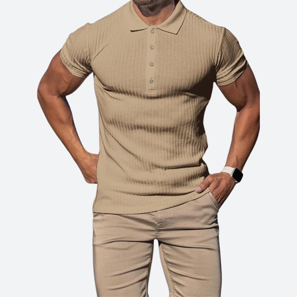 Polo ajustado hombre elegante Varelio