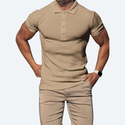 Polo ajustado hombre elegante Varelio