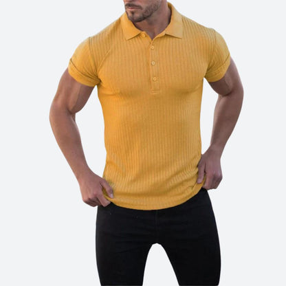 Polo ajustado hombre elegante Varelio