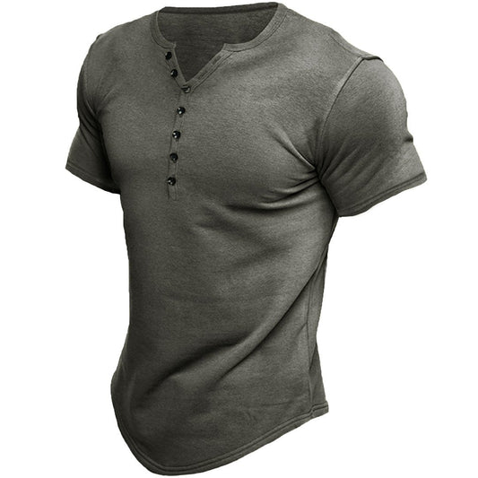 Camiseta ajustada de hombre con cierre frontal - Vestiria