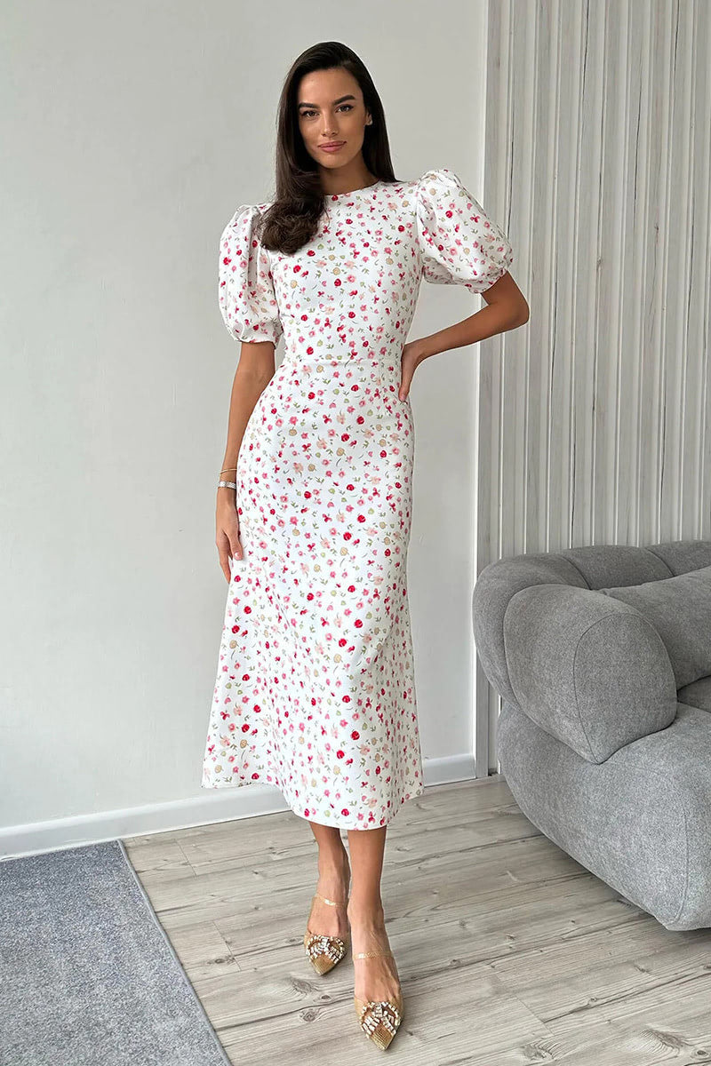 Vestido Florido Chic Mujer - Vestiria