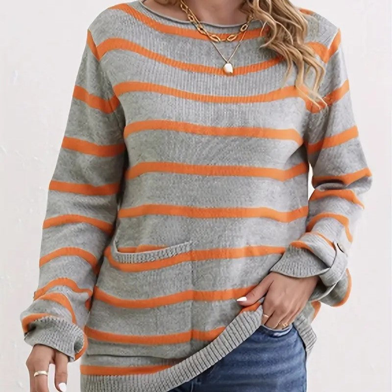 Jersey Clásico a Rayas Elegante - Vestiria