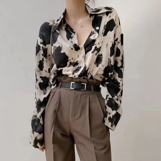 Blusa de mujer estampada colorida - Vestiria