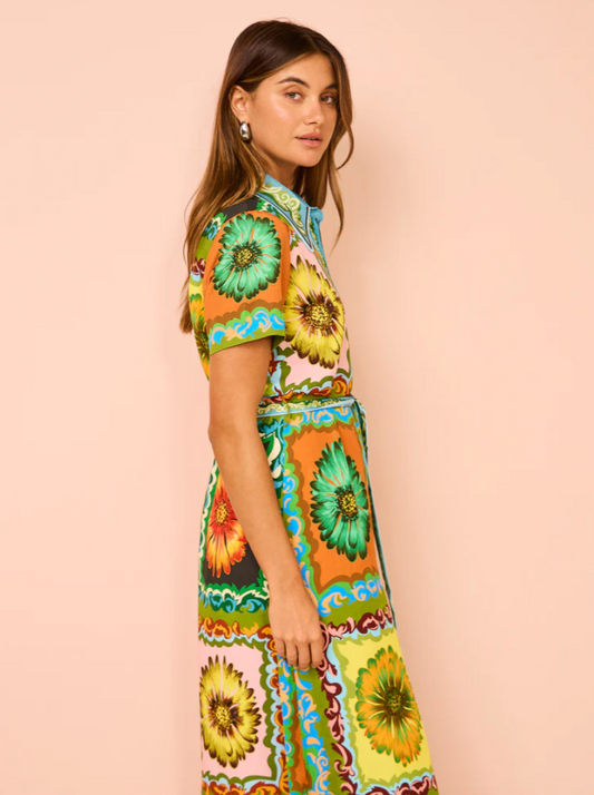 Vestido Mujer Elegante Floral - Vestiria