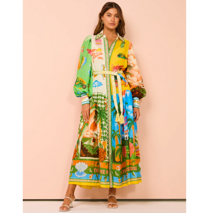 Vestido Mujer Elegante Primavera