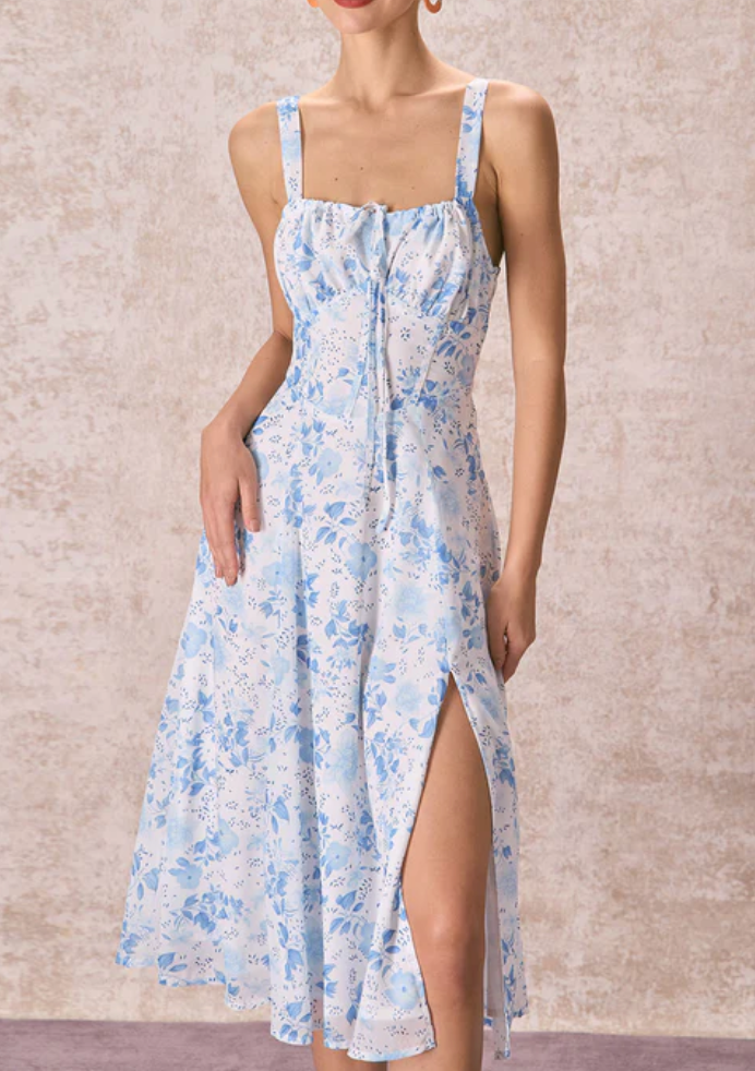 Vestido Floral Chic Verano - Vestiria