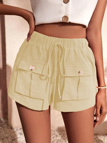 Pantalón Corto Deportivo con Cintura Elástica