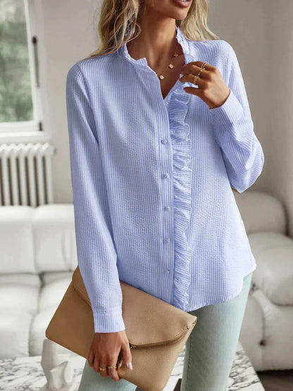Camisa Azul Estilo Marino - Vestiria