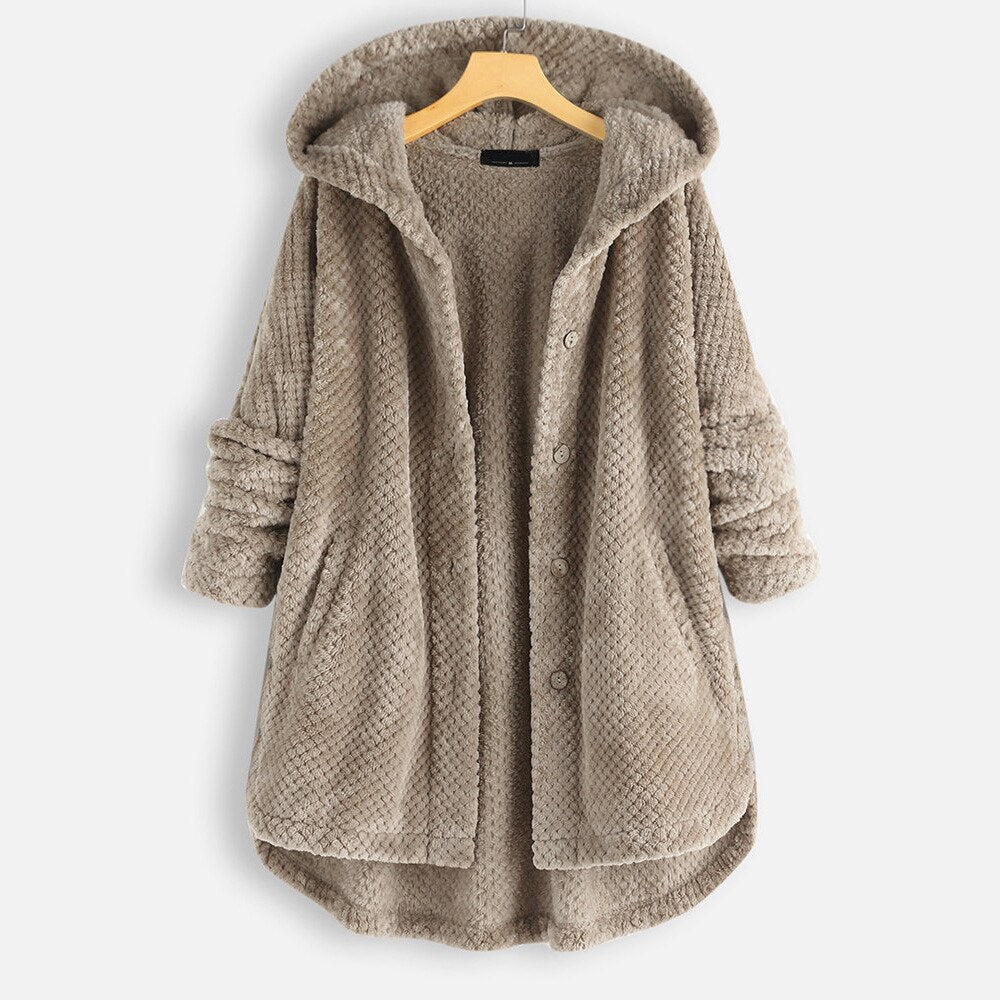 Chaqueta Mujer Grande con Capucha Deportiva - Vestiria