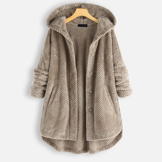 Chaqueta Mujer Grande con Capucha Deportiva - Vestiria