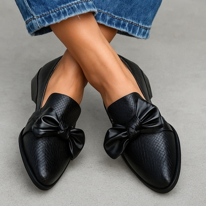 Zapatos Mocasines con Cintas Elegantes - Vestiria