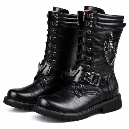 Botas Hombre Cuero Robusto Tobillo