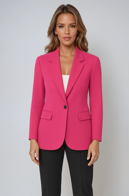 Chaquetilla Mujer Clásica con Bolsillos - Vestiria