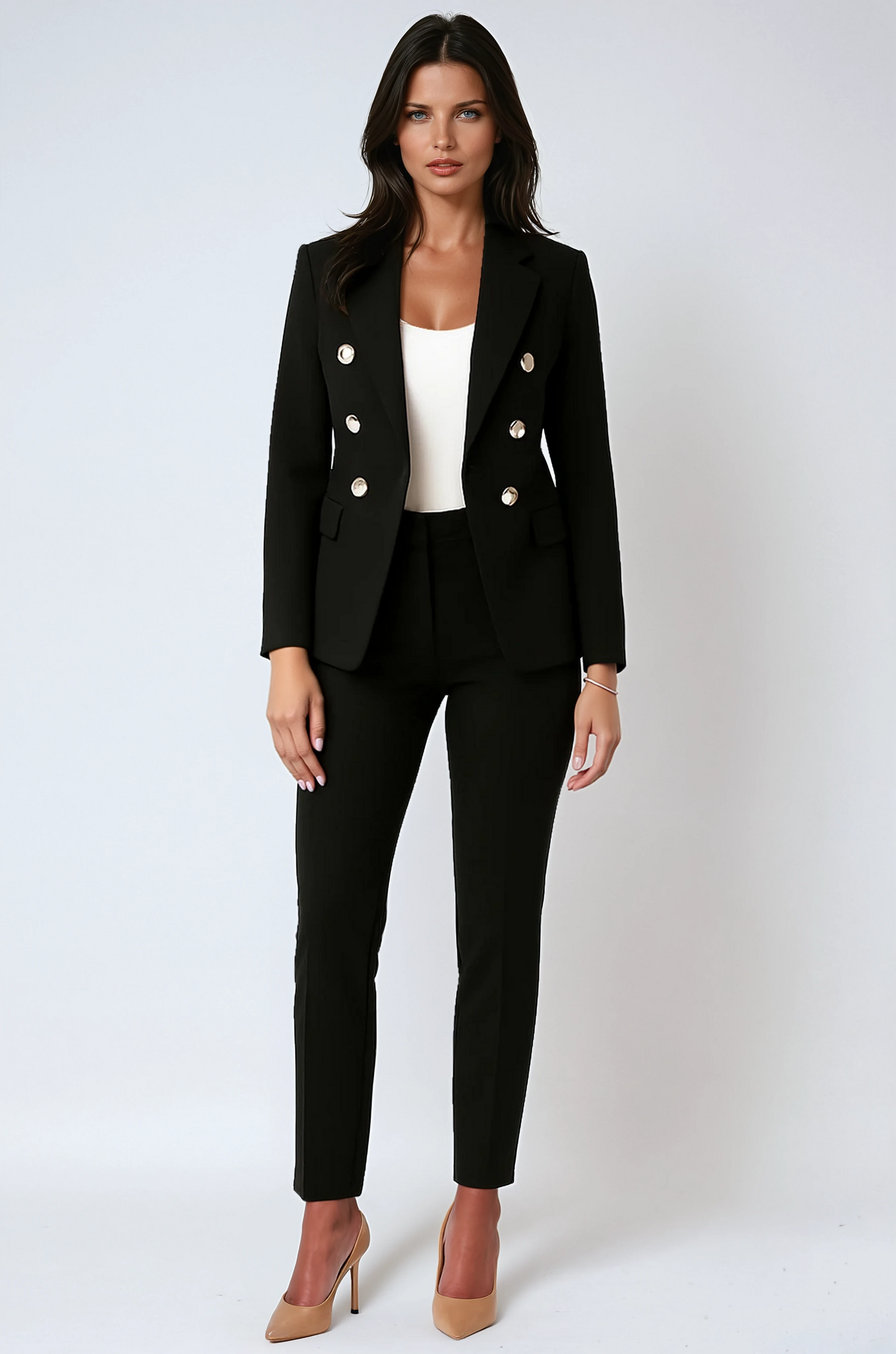 Traje chaqueta y pantalón Mujer Elegante Formal - Vestiria
