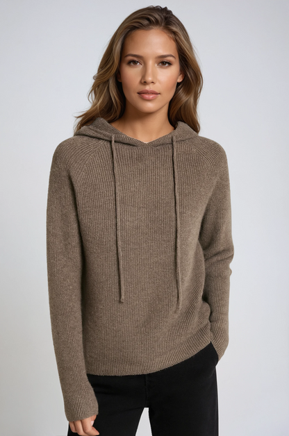 Sudadera Mujer Lana Acogedora con Capucha - Vestiria