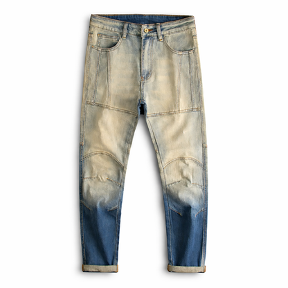 Pantalones vaqueros rotos con parches