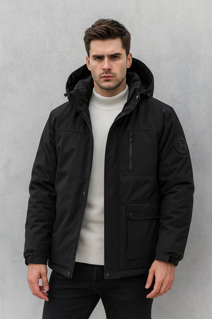 Chaqueta Hombre Acolchada Cálida Invierno